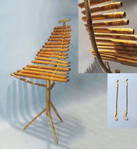 T Rung Instrument Vietnam 'T'rung' (Bamboo Xylophone) - Hartenberger World Musical ...